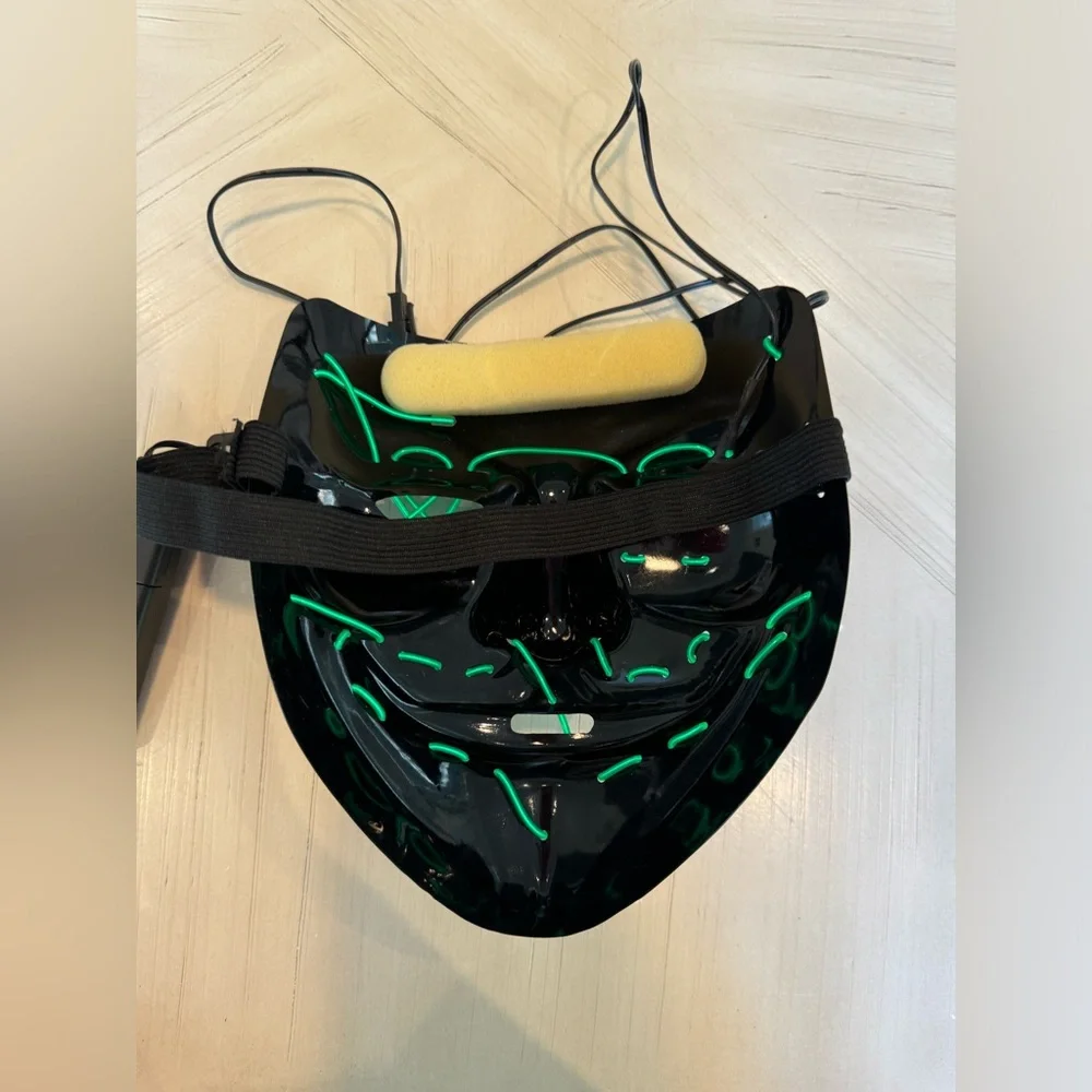 Sago Brothers LED Light-Up Mask – Halloween Costume Mask